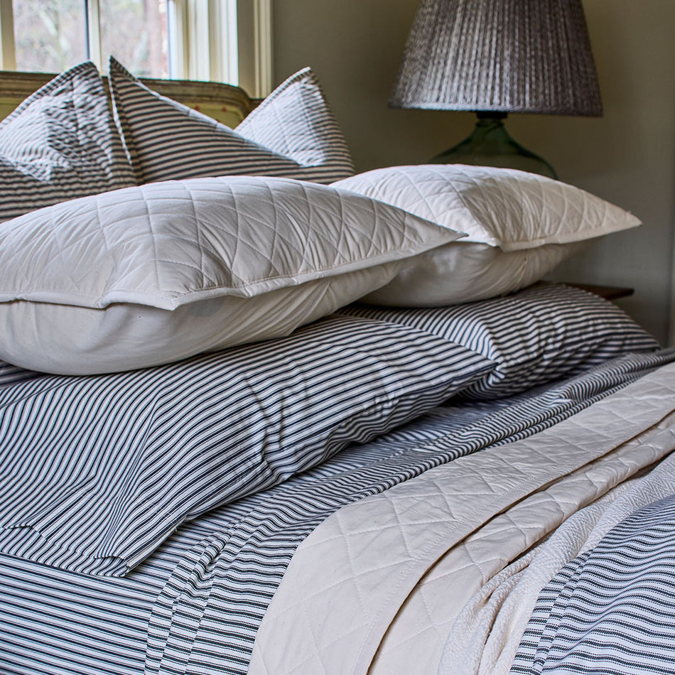 Ticking Stripe Single Fitted Sheet